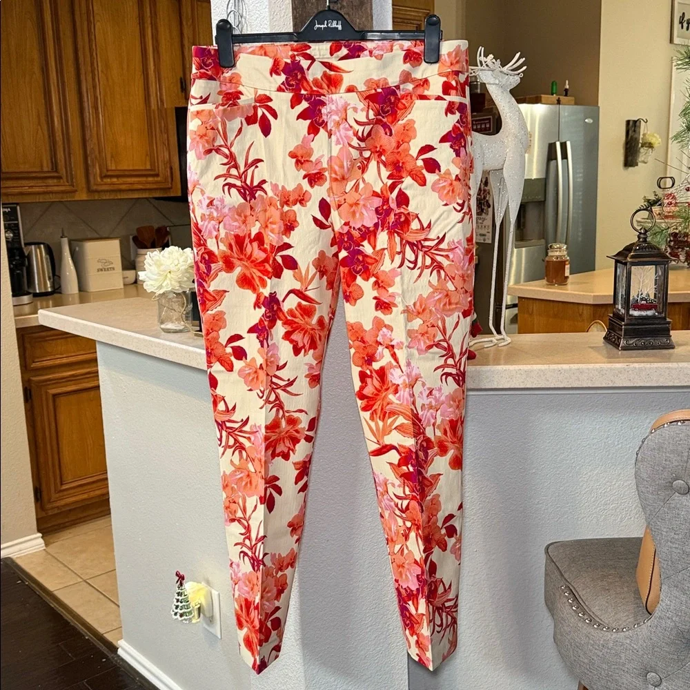 Chico’s Brigitte™ Slub Ankle Pants Tall - Picture 6 of 12